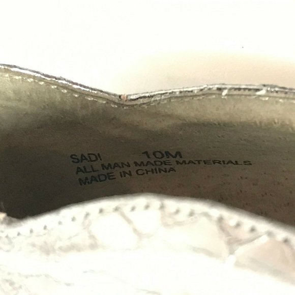 Sam Edelman Pumps Sadi Snakeskin Scallop Pointy 10 - Picture 8 of 8